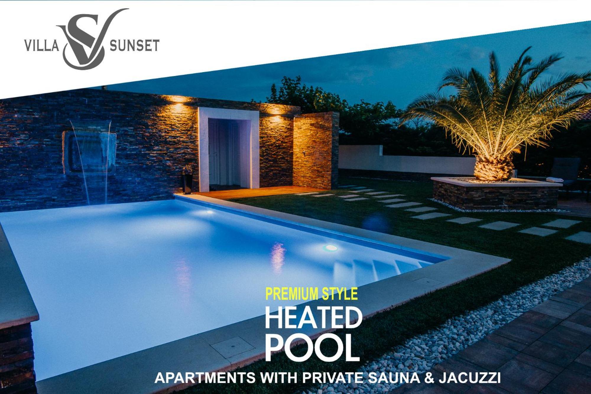 Villa Sunset Pool & Spa Apartments 吉格涅斯科斐耶 外观 照片